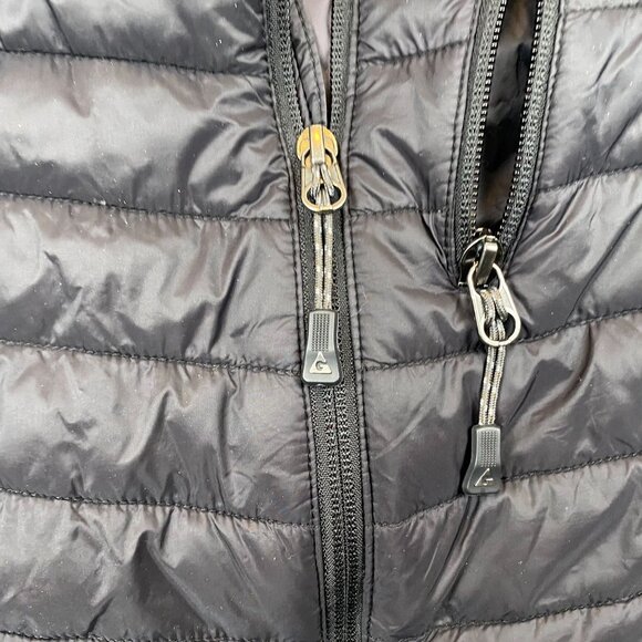 Gerry Mens Puffer Jacket XL Black Quilted With Zip Pockets & High Collar - Picture 4 of 9